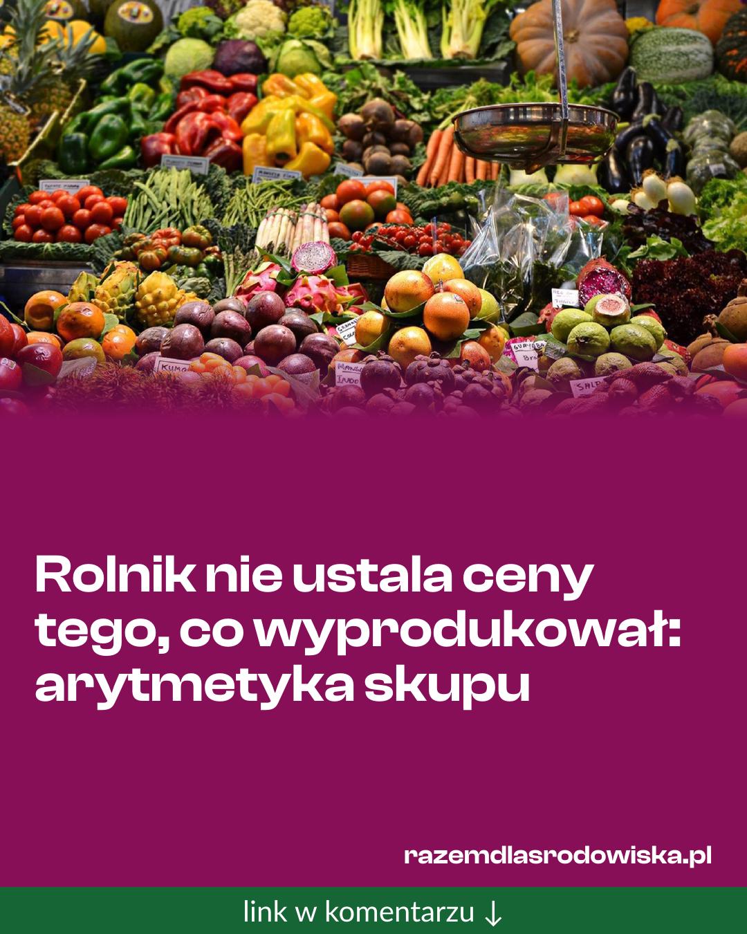 Grafika do udostępnienia: Rolnik nie ustala ceny tego, co wyprodukował: arytmetyka skupu